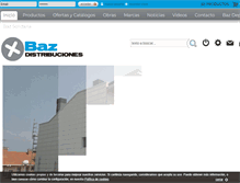 Tablet Screenshot of bazdistribuciones.com